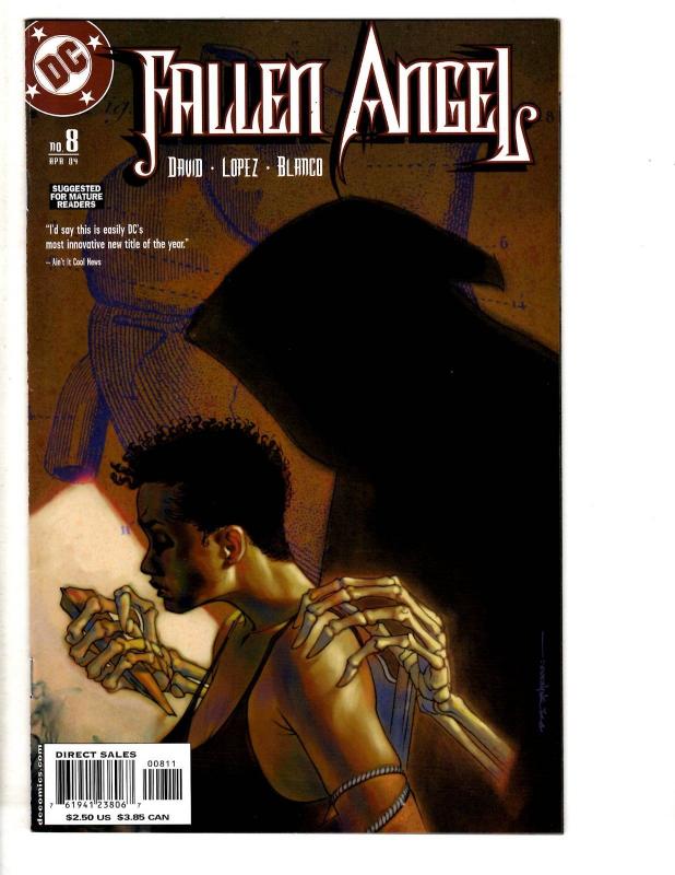 Lot Of 10 Fallen Angel DC Comic Books # 1 2 3 4 5 6 7 8 9 10 David Lopez CR22