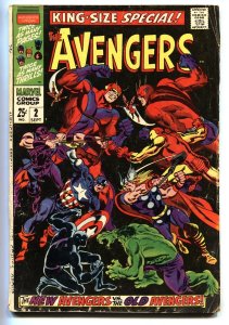 Avengers Annual #2  1968 - Marvel  -VG - Comic Book