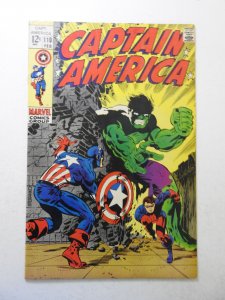Captain America #110 (1969) FN+ Condition! ink bc