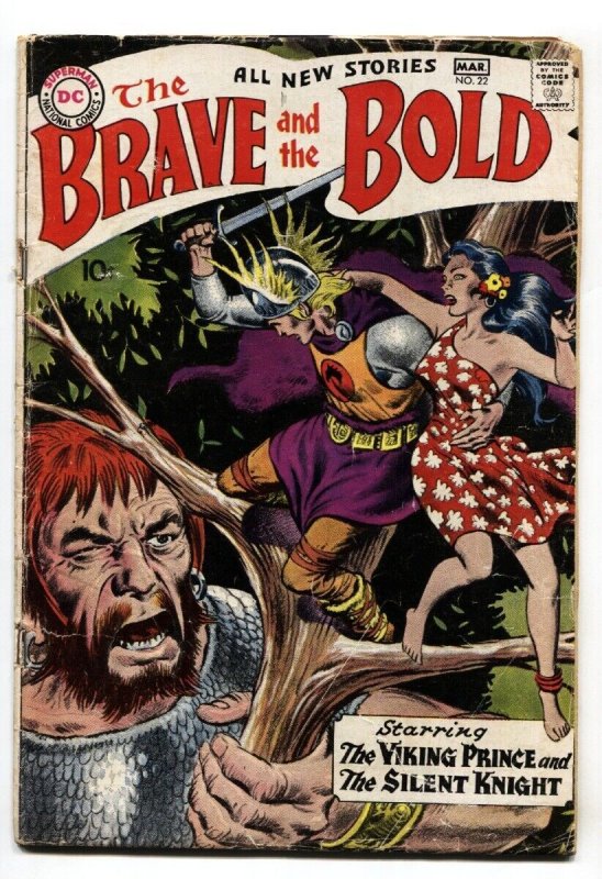 The Brave and the Bold #22 1959- Viking Prince-comic book g