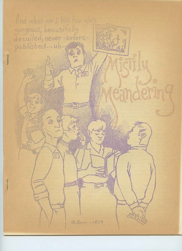 Mistily Meandering #29 (July 1969) Spectator Amateur Press Society Fanzine!