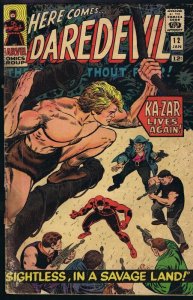 Daredevil #12 ORIGINAL Vintage 1966 Marvel Comics 1st Plunderer