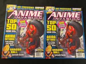 WIZARD ANIME INVASION Fall 2001, Two Copies