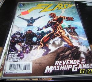 The Flash COMIC #34 (October 2014, DC) NEW 52 PRE REBIRTH COLLISION COURSE