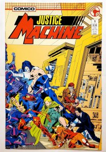 Justice Machine #1 (Jan 1987, Comico) 8.0 VF