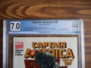 Captain America # 6 KEY 1st FULL Winter Soldier WOW!!! HTF VARIANT COVER!