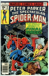 Spectacular Spider-Man #15 (1976) - 9.2 NM- *The Final Rage*