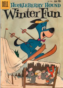 Dell Four Color #1054 - Huckleberry Hound Winter Fun - 1959 (Grade 4.0) 