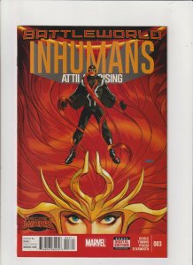 Inhumans Attilan Rising #3 VF+ 8.5 Marvel Comics Secret Wars Battleworld 