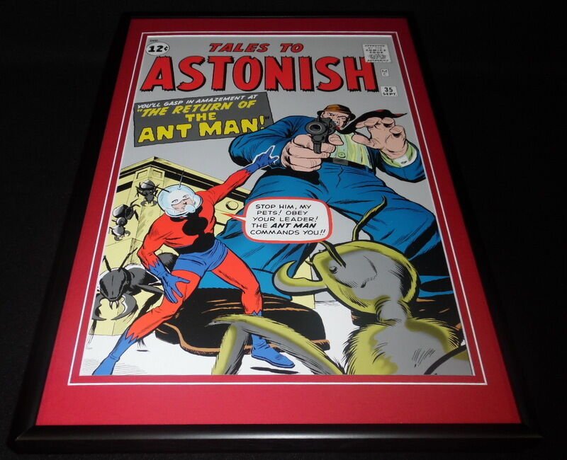 Tales to Astonish #35 Ant Man Framed 12x18 Cover Poster Display Official Repro