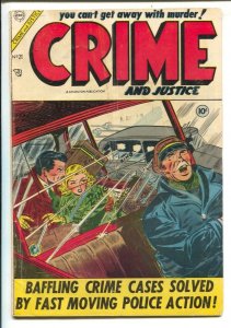 Crime and Justice #21 1954-Charlton-Murder and violence-Joe Shuster art-The ...