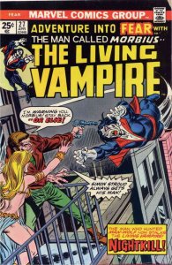 Fear #27 VG ; Marvel | low grade comic Morbius - Adventure Into Fear