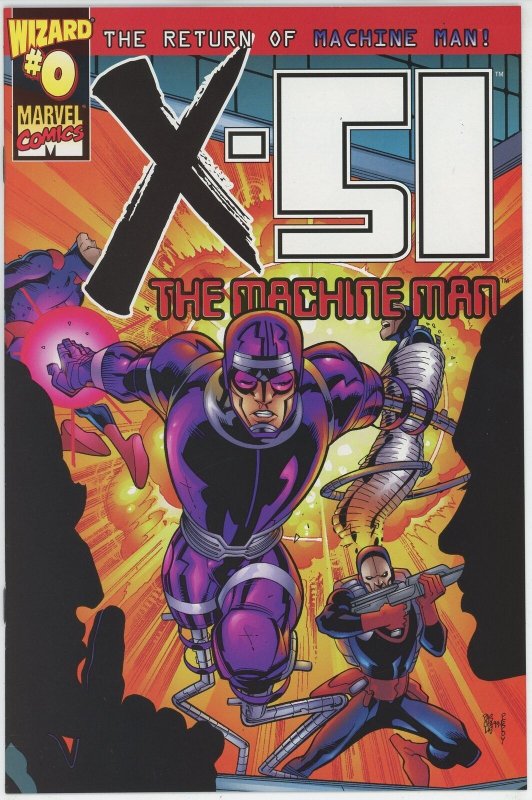 X-51 #0 (1999 Wizard Zero) - 9.2 NM- *Return of Machine Man*