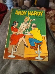 Andy Hardy Comics 389 Four Color 1952 Dell Golden Age Good Girl Art Soda Shop Cv