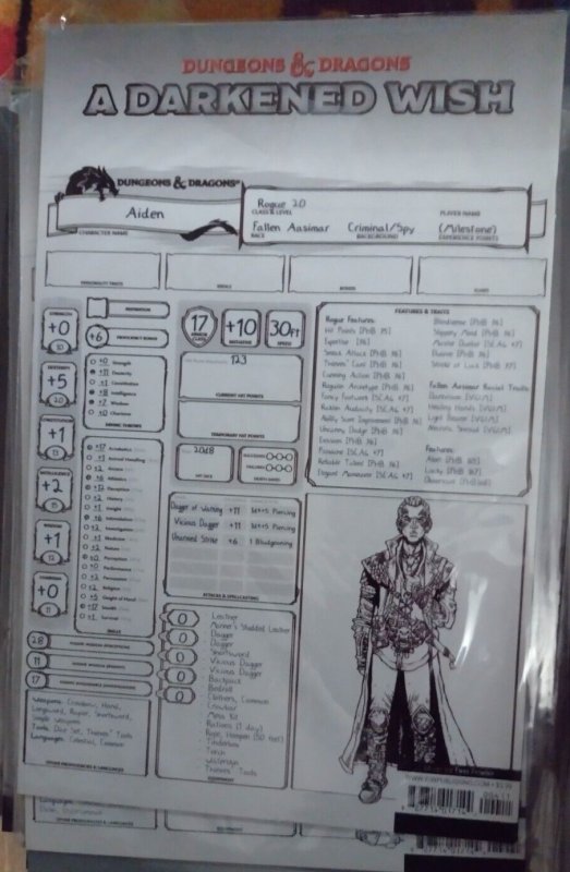 DUNGEONS & DRAGONS #  4  a  2020 IDW  A DARKENED WISH