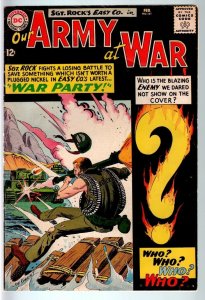 OUR ARMY AT WAR #151 1965-DC WAR COMIC-SGT. ROCK-FIRST ENEMY ACE-VG/FN VG/FN
