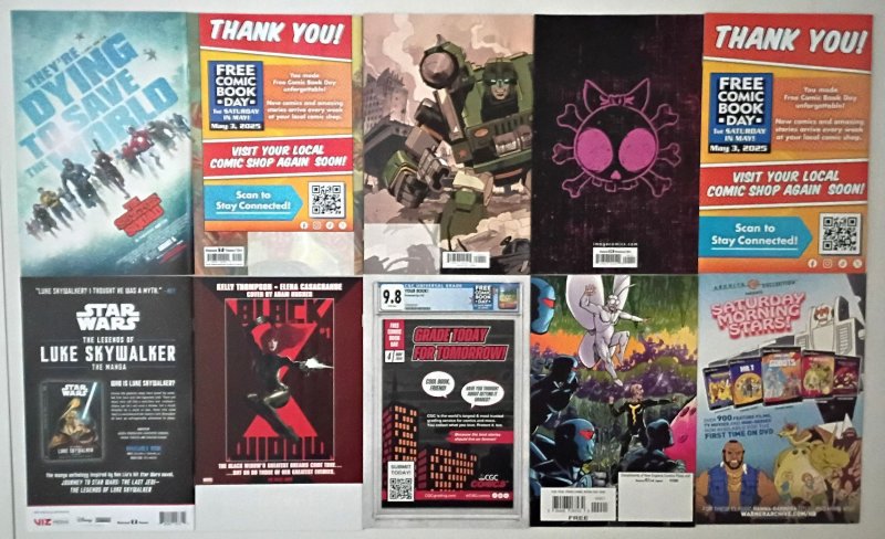 50 Free Comic Book Day Comic Lot NM (9.4) AVERAGE Modern Age KEYS?