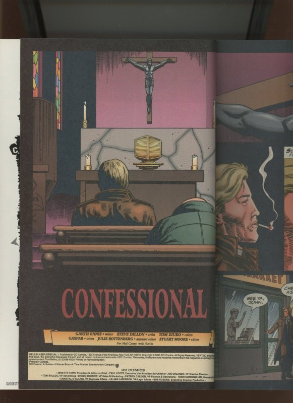 (1993) Hellblazer Special #1: GLENN FABRY COVER! WE COMBINE SHIPPING! (9.2 OB)