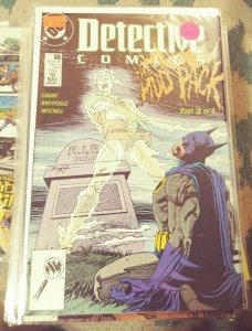 DETECTIVE COMICS  # 606  BATMAN 1989  DC  the mud pack pr 3 clayface JASON ROBIN 