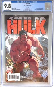 Hulk #1 Acuna Cover (2008) Red Hulk CGC 9.8