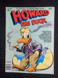 1986 HOWARD THE DUCK Marvel Super Special Magazine #41 FN+ 6.5 Kyle Baker