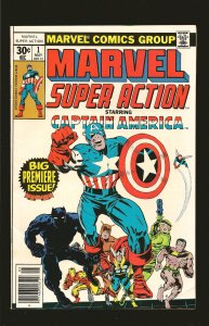 Marvel Comics Super Action Captain America Vol 1 No 1 May 1977