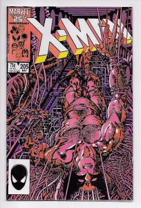 Uncanny X-Men #205 - Wolverine / Lady Deathstrike (Marvel, 1986) NM-