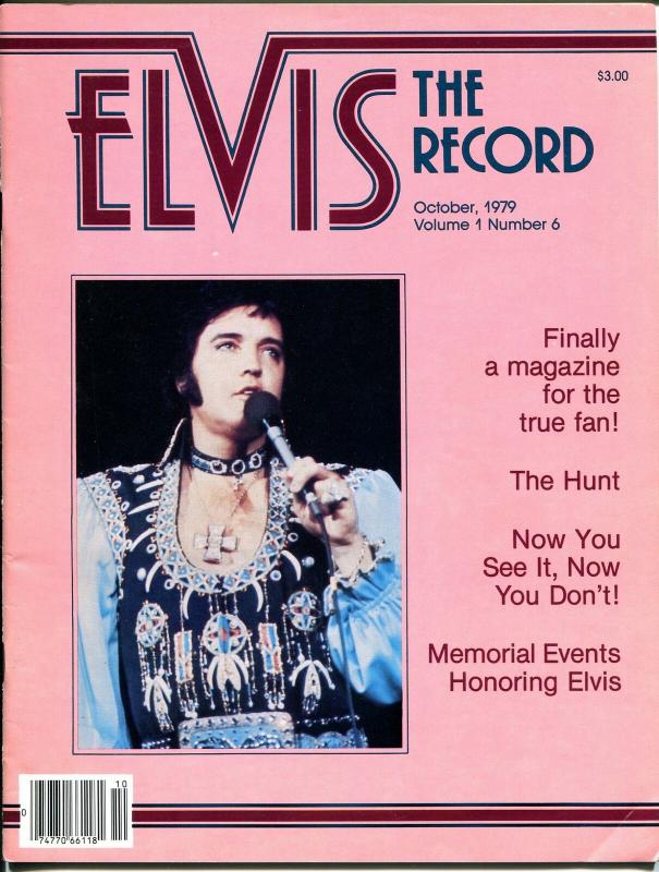 Elvis The Record #6 10/1979-Elvis fanzine-candid pix-FN