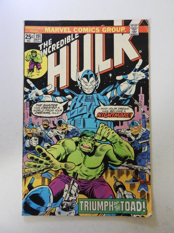 The Incredible Hulk #191 (1975) VG+ condition