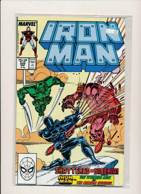 MARVEL SET of 5-IRON MAN #227-231  1984  VERY FINE (PF725) 