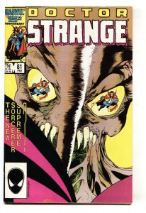 Doctor Strange #81 Last Issue-Low Print-HTF-1986 Marvel Comic VF-