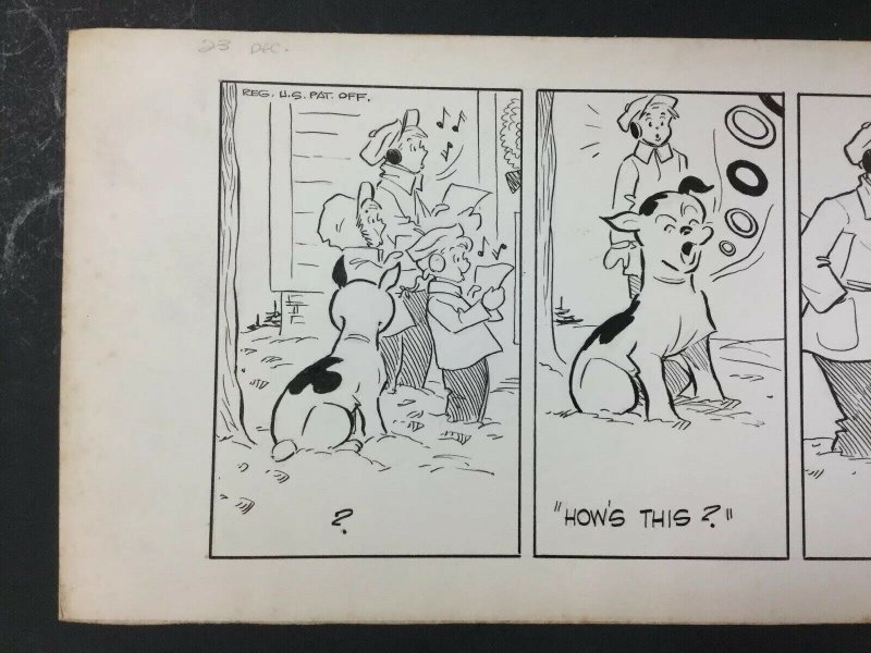 Snubs The Dog Comic Strip, Ted Miller Christian Science Monitor,Dec 23,Cute Xmas