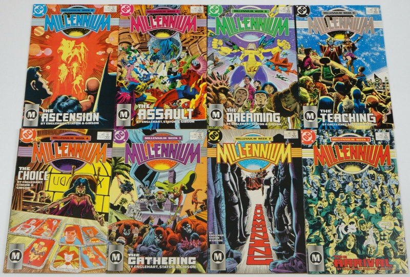 Millennium #1-8 VF/NM complete series STEVE ENGLEHART joe staton set lot 1987 DC