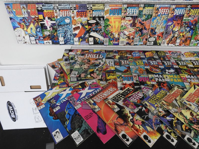 Huge Lot of 200+ Comics W/Spider-Man, Daredevil, Defenders+ Avg Fine+ Condition!