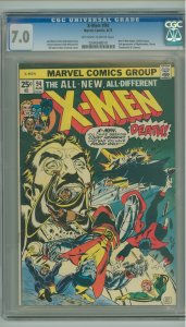 The X-Men #94 (1975) New X-Men Begin CGC 7.0 OWW pages
