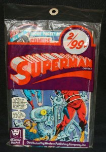 Superman 2pc Comic Book Pre-Pack by Whitman (Sealed) Action / Sman Adam Strange