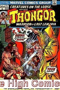 CREATURES ON THE LOOSE (1971 Series) #25 Fine Comics Book