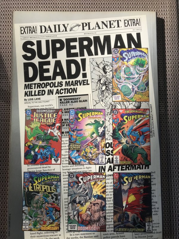 The Death of Superman TPB 1st Print : DC 1993 NM; historic story