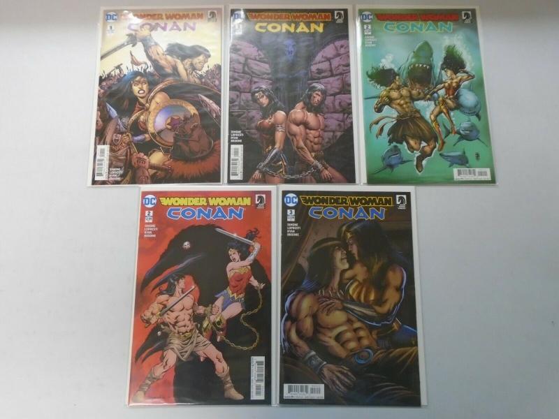 Wonder Woman Conan set #1-6 with some variants 9 different 8.0/VF (2017)