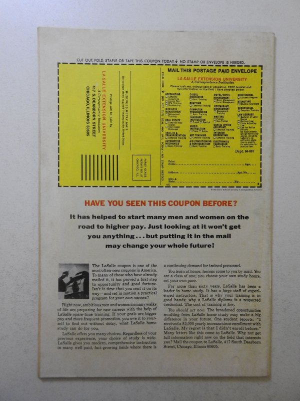 Chamber of Chills #7 (1973) VG+ Condition centerfold detached bottom staple