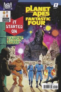 Planet of the Apes Vs. Fantastic Four #1 German Peralta Variant Cover Near Mint