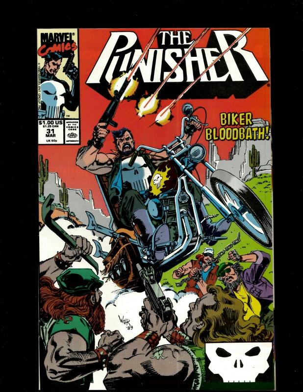 10 Punisher Marvel Comic Books #14 30 31 34 35 36 37 38 39 40 HY6