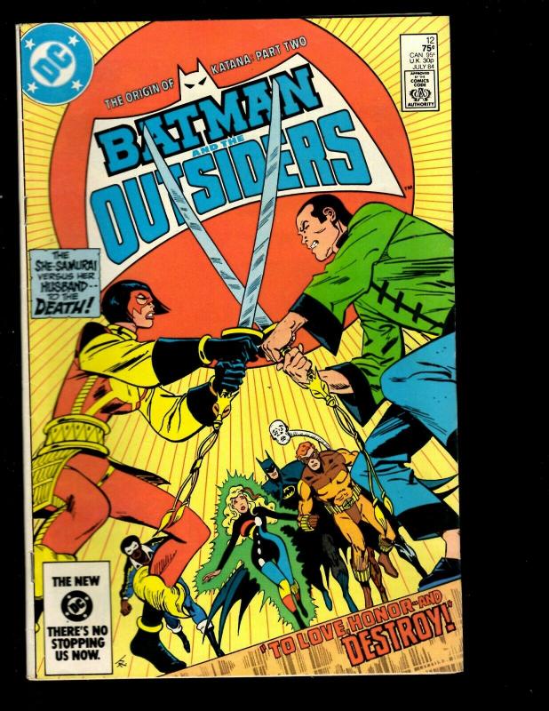 12 Batman and the Outsiders DC Comics # 2 3 4 5 6 7 8 9 10 11 12 13   EK4