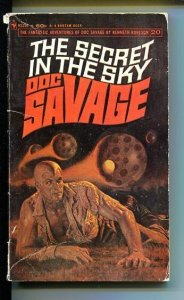 PULP:  DOC SAVAGE-THE SECRET IN THE SKY-#20-ROBESON-G- JAMES BAMA COVER- G