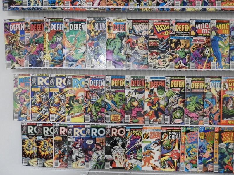 Huge Lot 160+ Comics W/ Defenders, ROM,  Marvel Team-Up, +More! Avg FN Cond!