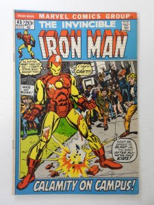 Iron Man #45 (1972) VG/FN Condition! moisture stain