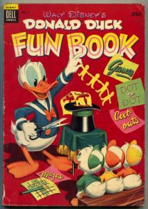 Walt Disney's Fun Book #2 1954- Donald Duck- Puzzles VG