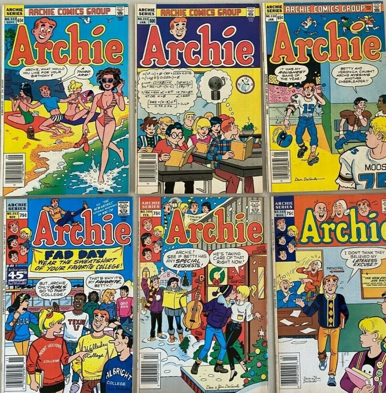 Modern archie comic lot 22 difference 