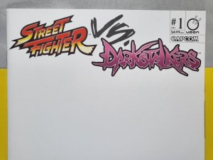 Street Fighter Vs Darkstalkers #1 Blank Sketch 2017 Udon/Capcom Two Cards Inside