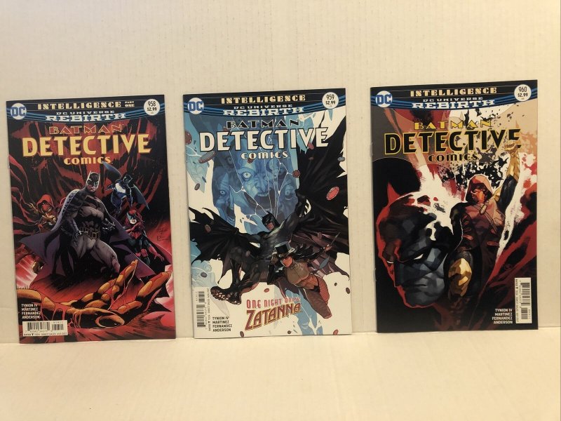 Detective Comics #958 -962 Intelligence Story Arc Lot Of 5
